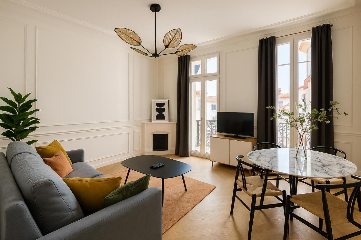 Newly Renovated Apartment With Balcony, Ac, Fiber Internet Monte Carlo Bagian luar foto